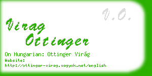 virag ottinger business card